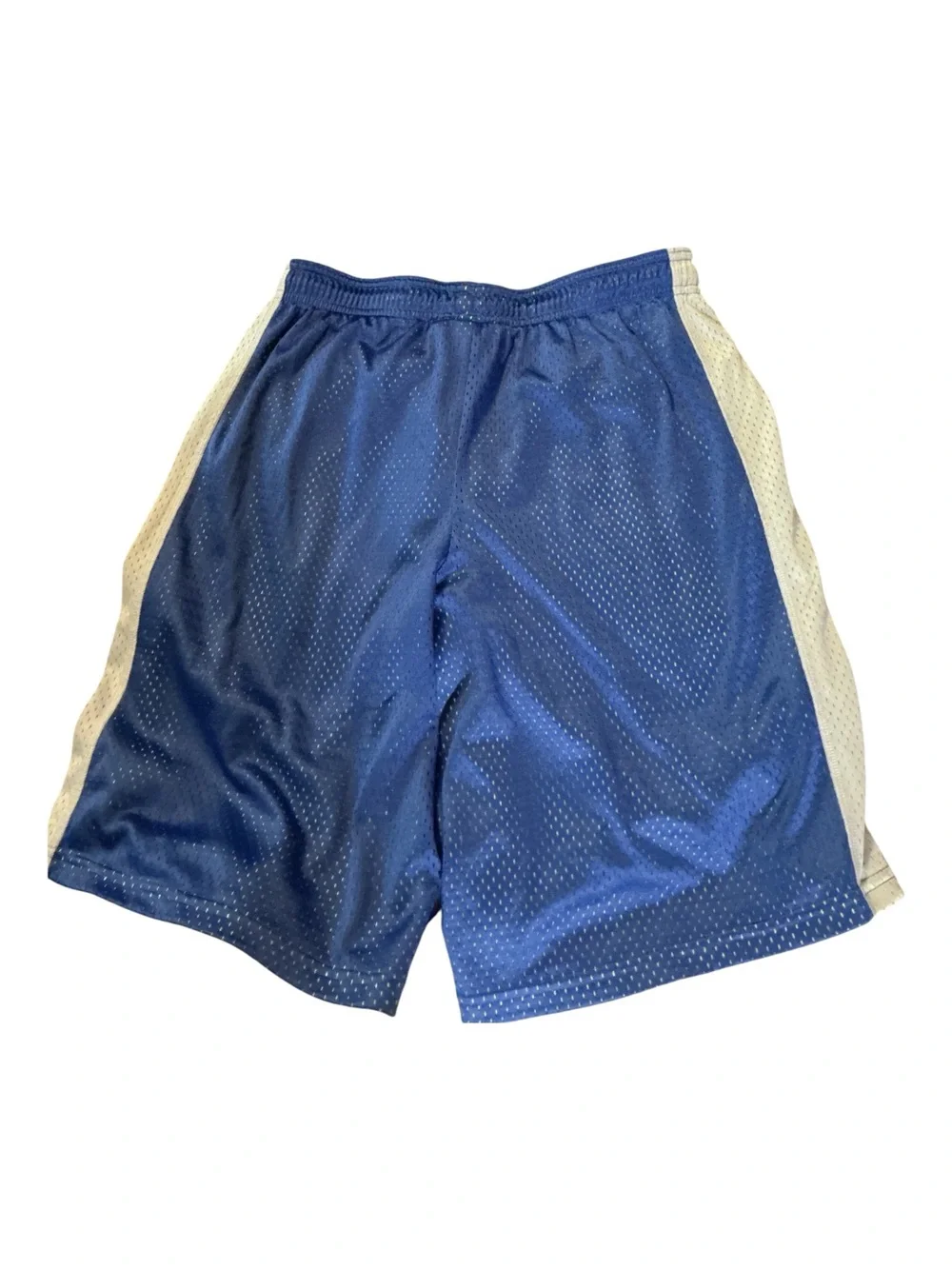 Under Armour Men's Navy Athletic Mesh Shorts with White Panels